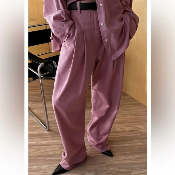 The Frankie Shop Gelso pleated trousers - Picture 1 of 8